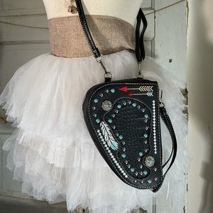 Gun Crossbody Handbag Wristlet Wallet